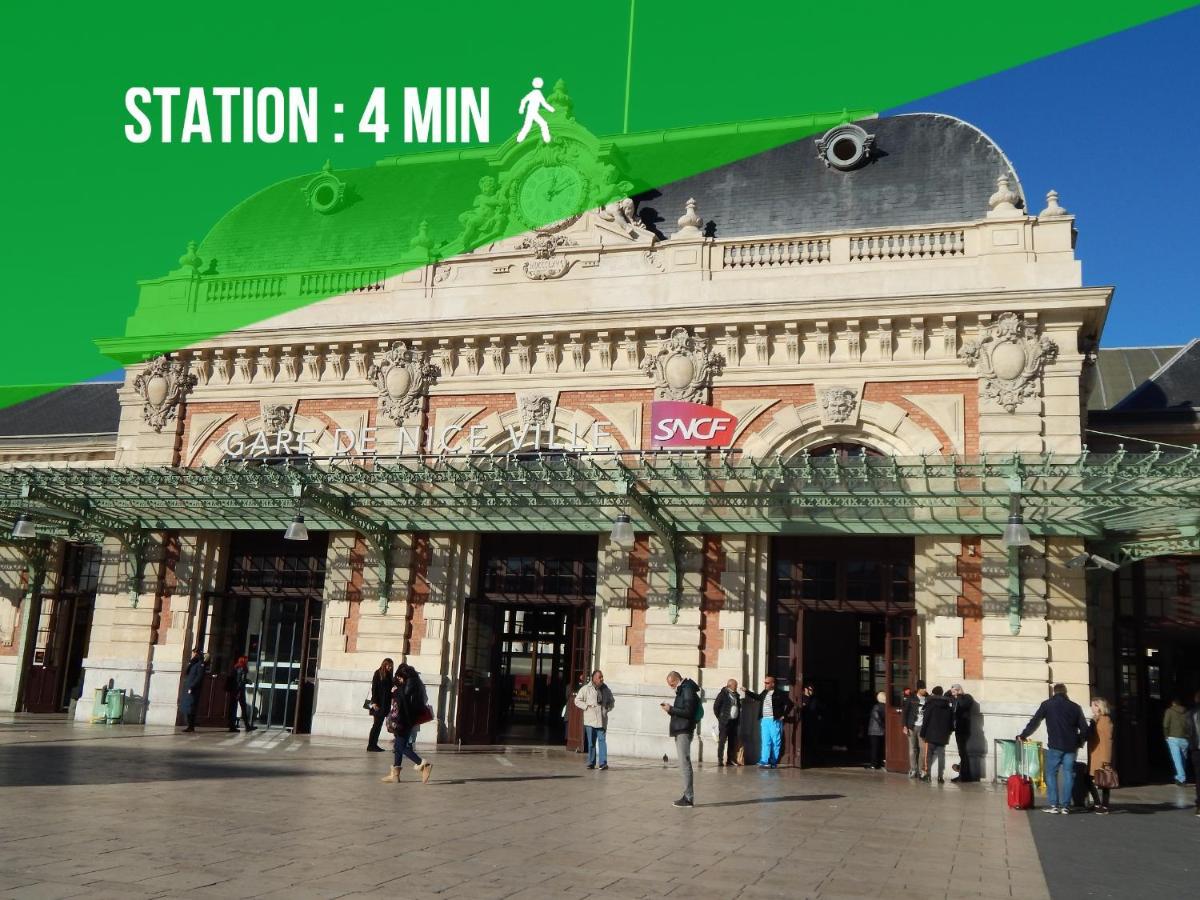 2 Bedroom - Hyper Center - Kitchen - Tramway - Balcony - Air Conditioner - Wifi Nice Extérieur photo